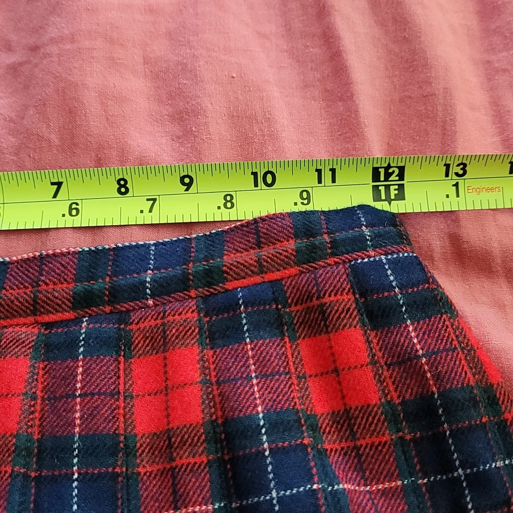 Vtg Pendleton Tartan Pleated Skirt! Such Cool Vibes! FREE SHIPPING! - Picture 7 of 9